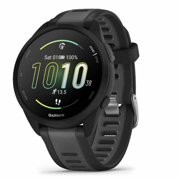 Forerunner165_HR_black_front